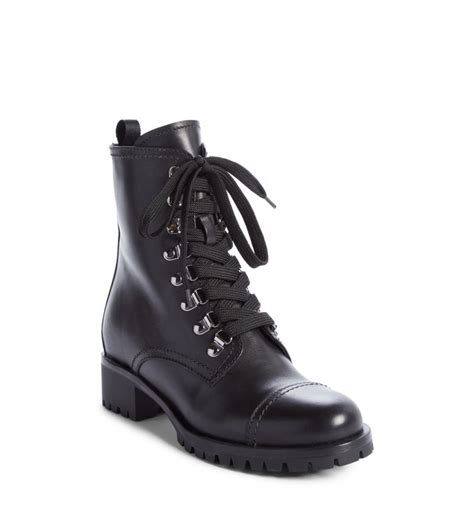 prada combat boots women|Prada.